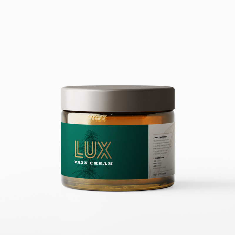 Lux Logo and Packaging Design - Calming CBD Bath Products